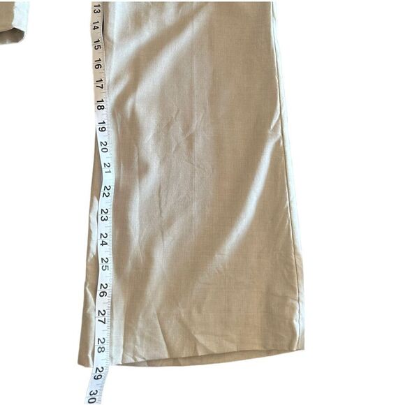 Theory Stretch Wool Wide Leg Trousers Suit Pants Size 6 Made in USA - Picture 12 of 13